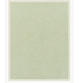ChappyWrap Harborview Herringbone Mini Blanket in Sprout Green by ChappyWrap