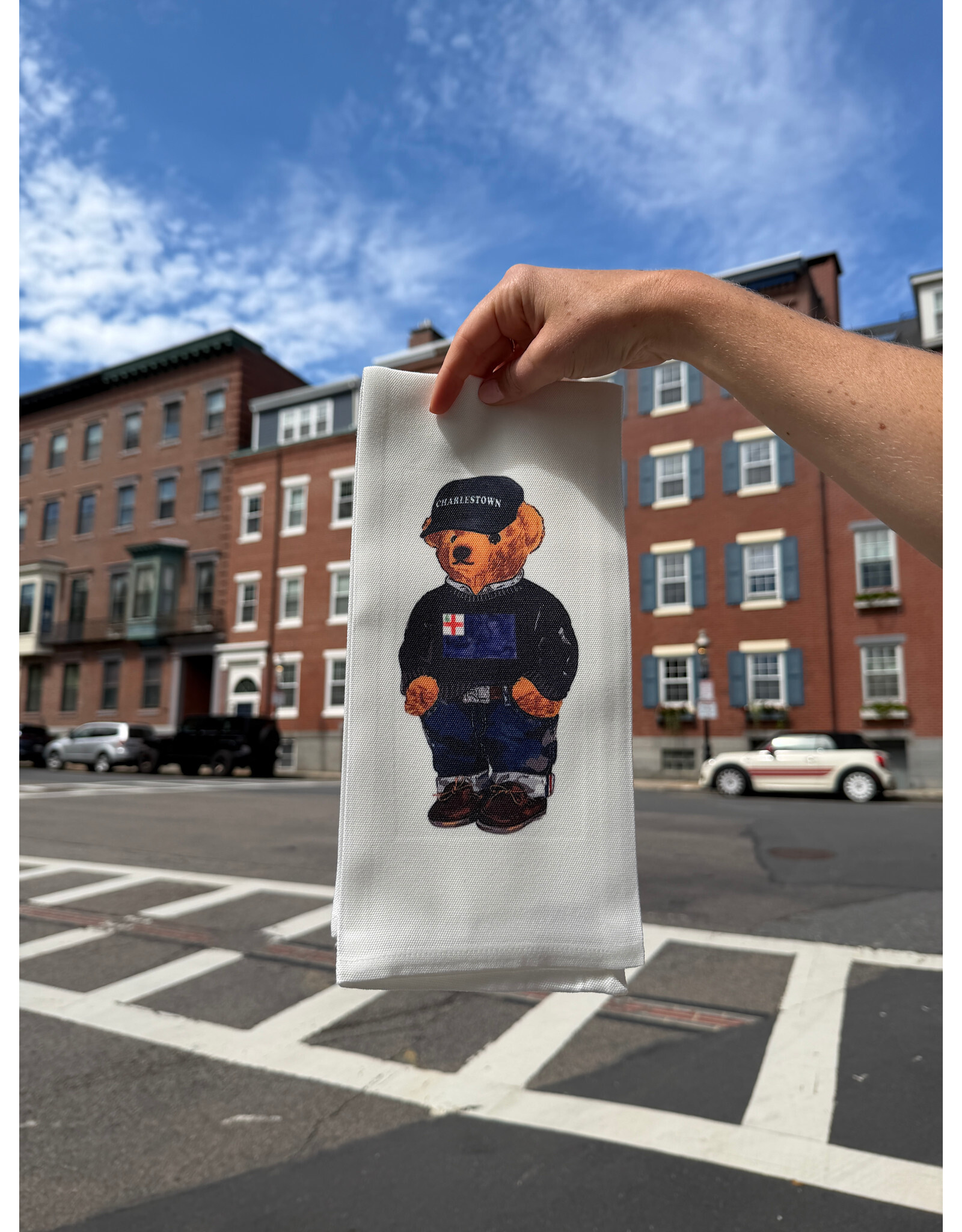 Toss Designs Charlestown Bear Tea Towel