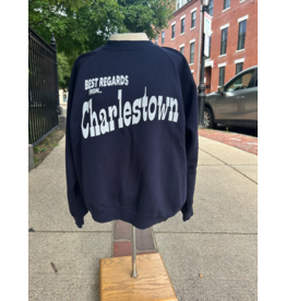Accessories Shop by Place & Gather Best Regards Sweatshirt in Navy