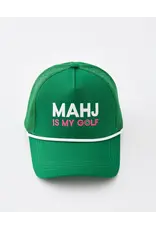 Oh My Mahjong Mahj is My Golf Hat in Green