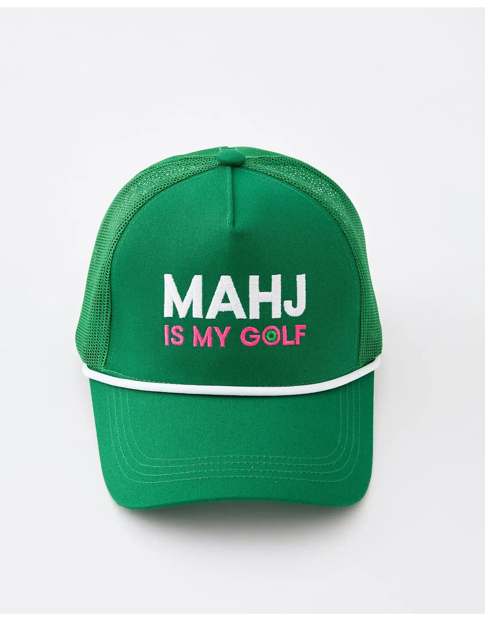 Oh My Mahjong Mahj is My Golf Hat in Green