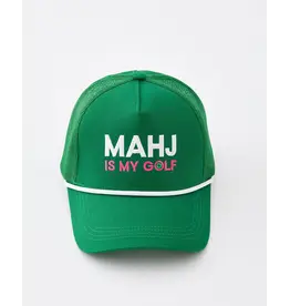 Oh My Mahjong Mahj is My Golf Hat in Green
