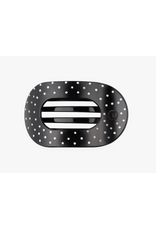 Teleties Black Polka Dot Flat Medium Hair Clip by Teleties