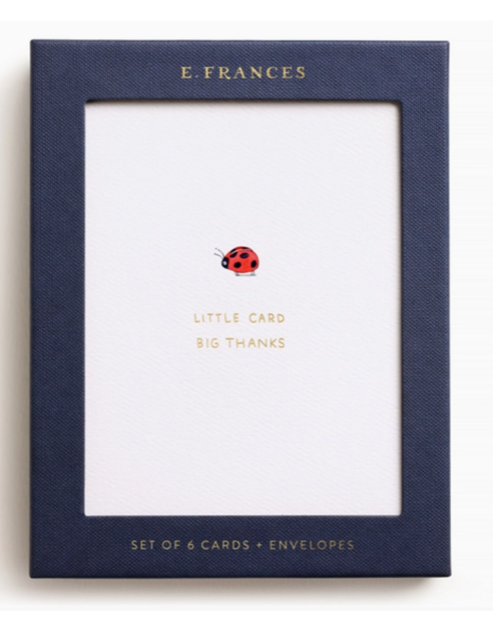 E. Frances Little Card Big Thanks Boxed - Set of 6