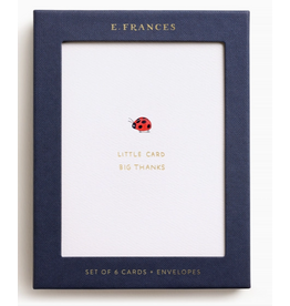 E. Frances Little Card Big Thanks Boxed - Set of 6