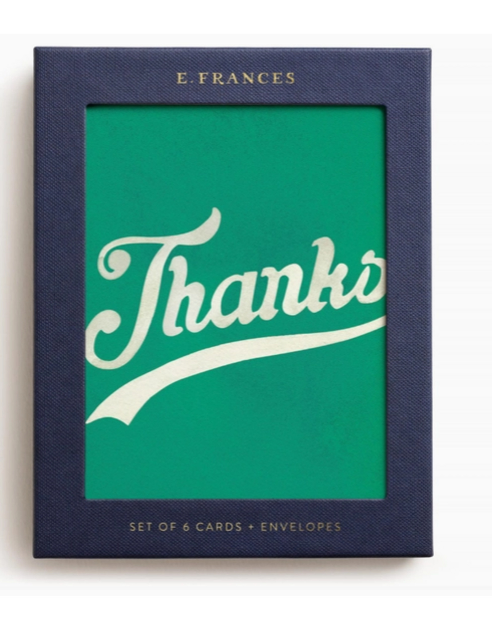 E. Frances Varsity Thank You Boxed - Set of 6