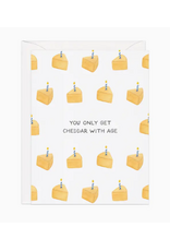 Amy Zhang Cheddar with Age Birthday Card