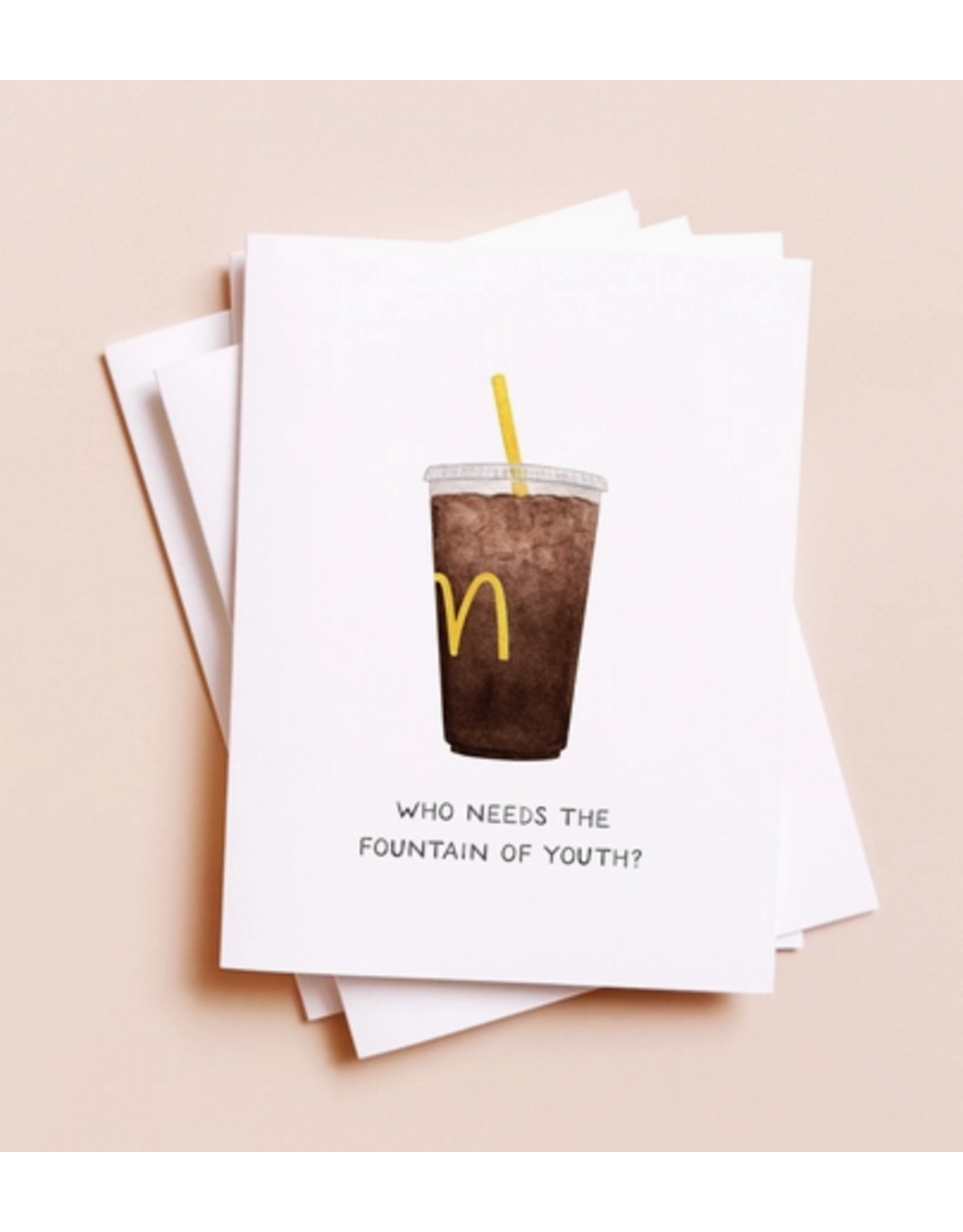 Amy Zhang Fountain of Youth Diet Coke Birthday Card