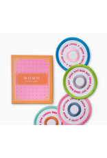 Oh My Mahjong Bullseye Cocktail Napkins - Set of 4