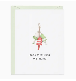 Amy Zhang Good Tidings Holiday Buoy Card