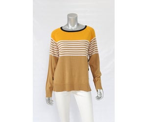 fantastic fawn striped sweatshirt