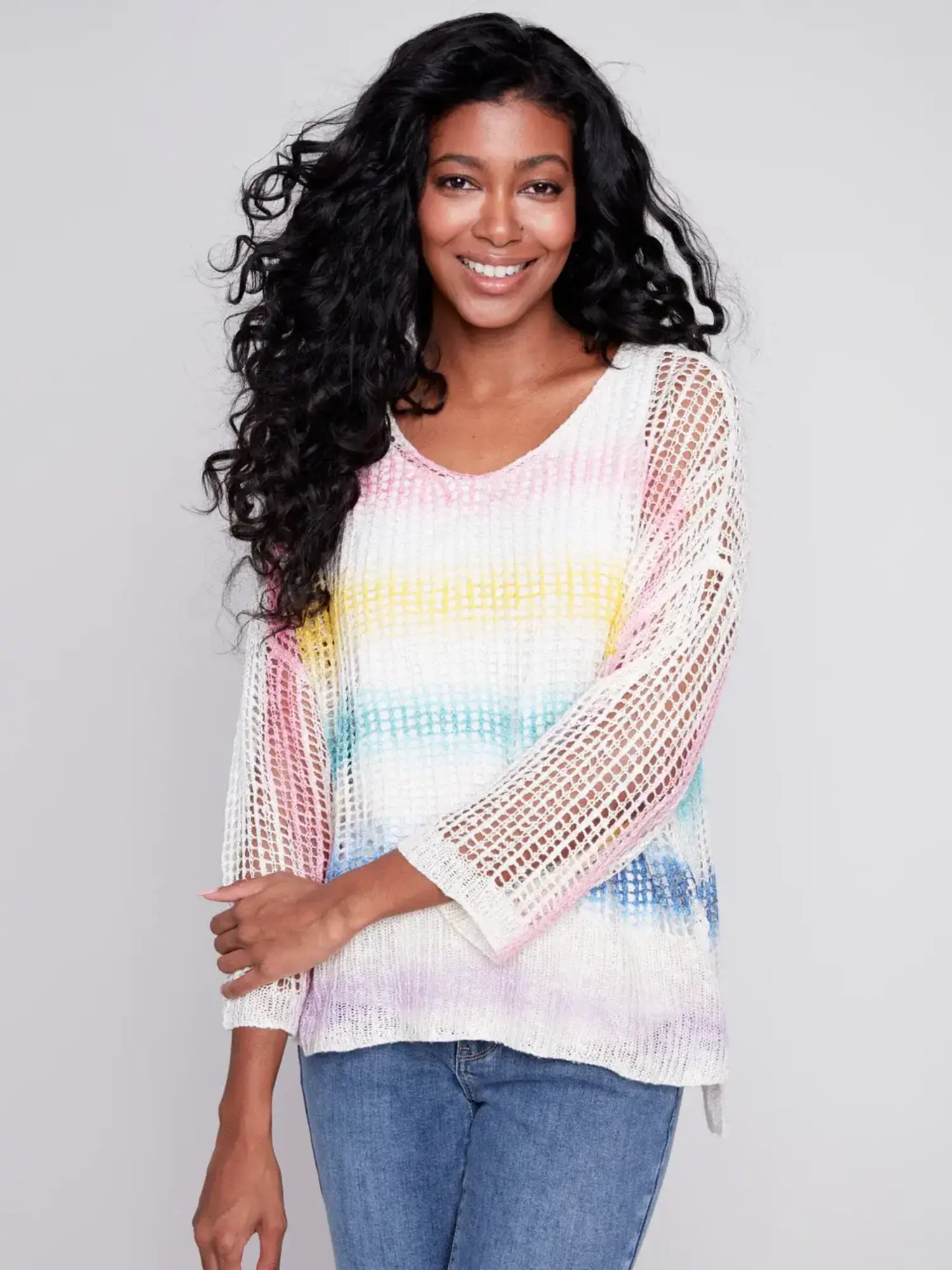 Fishnet sweater online