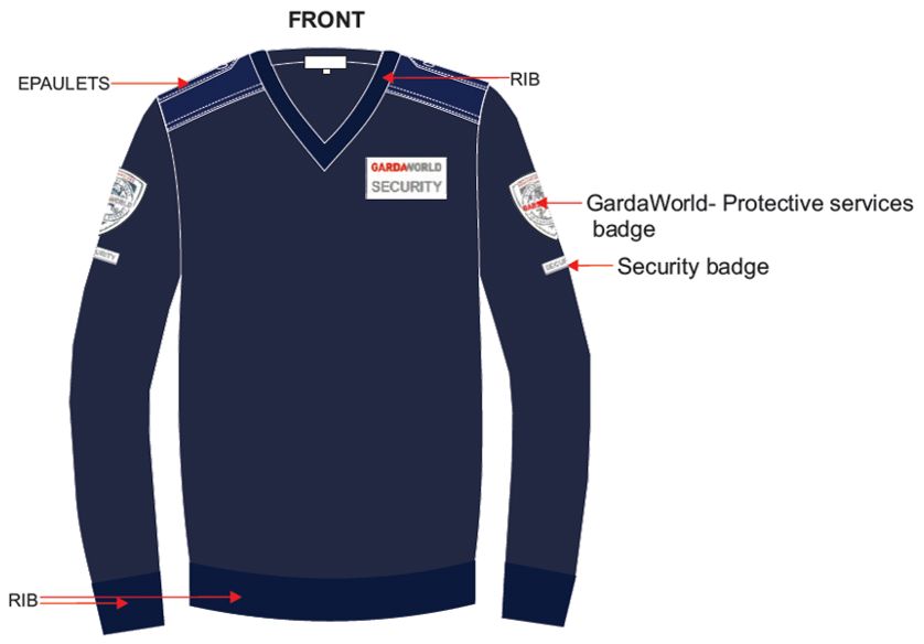 ROC-Military Sweater Blue Black