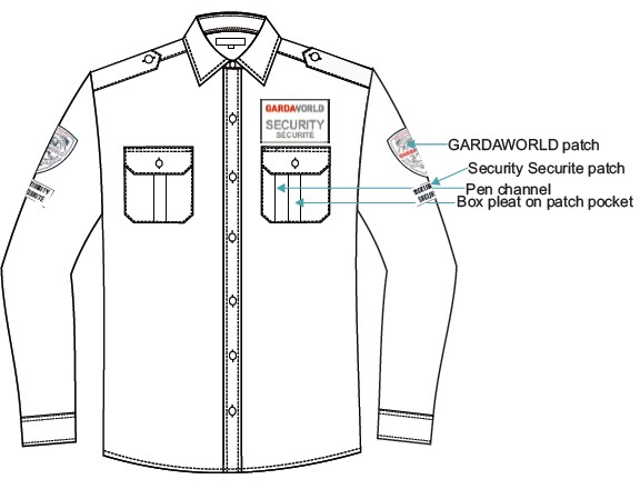 Ottawa-Military Shirt LS White