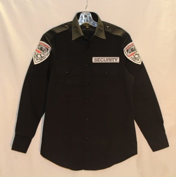 EIA Military Shirt LS Black - GardaWorld