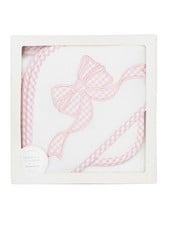 3 Marthas Pink Bow Hooded Towel
