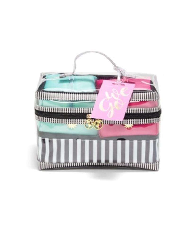 Two S Company Set Of 4 Cosmetic Travel Bags