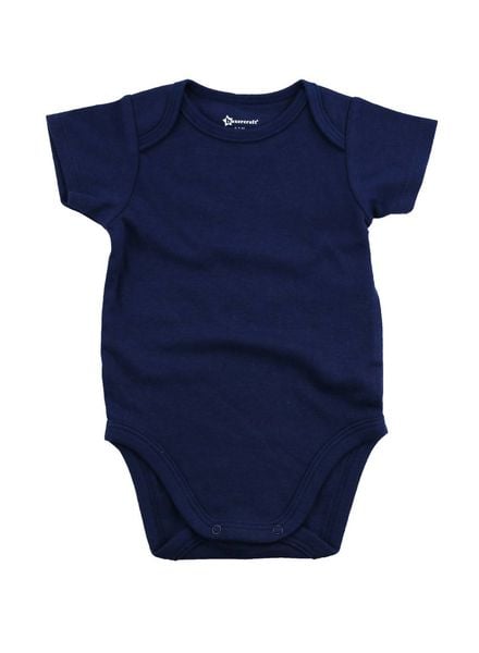 Boxercraft Monogrammed Navy Bodysuit