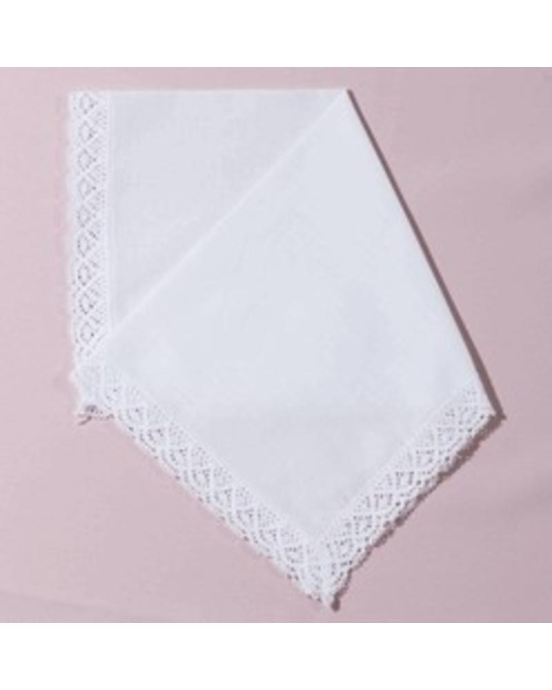 Personalized  Lace  Handkerchief