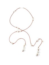 Sea Lustre Lariat Pearl Wrap Necklace - 3 Colors
