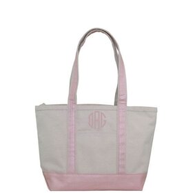 Metallic Medium Boat Tote - 3 Color Options