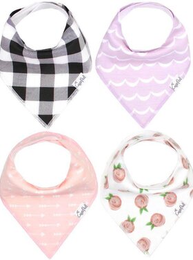 Copper Pearl Rosie Bandana Bibs Set