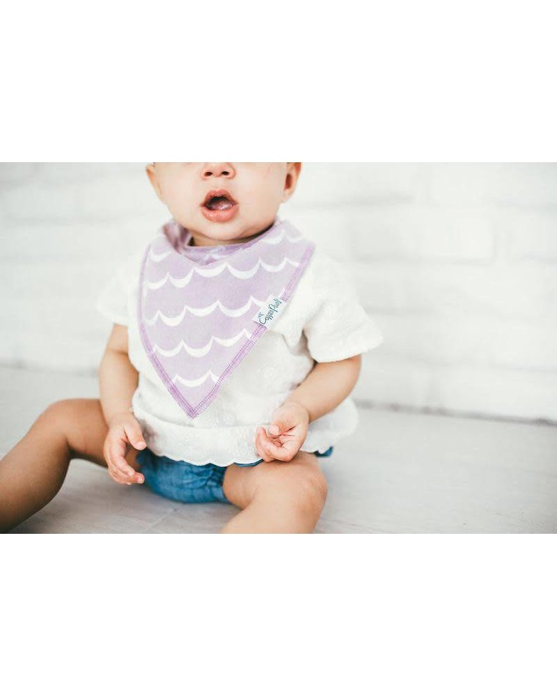 Copper Pearl Rosie Bandana Bibs Set