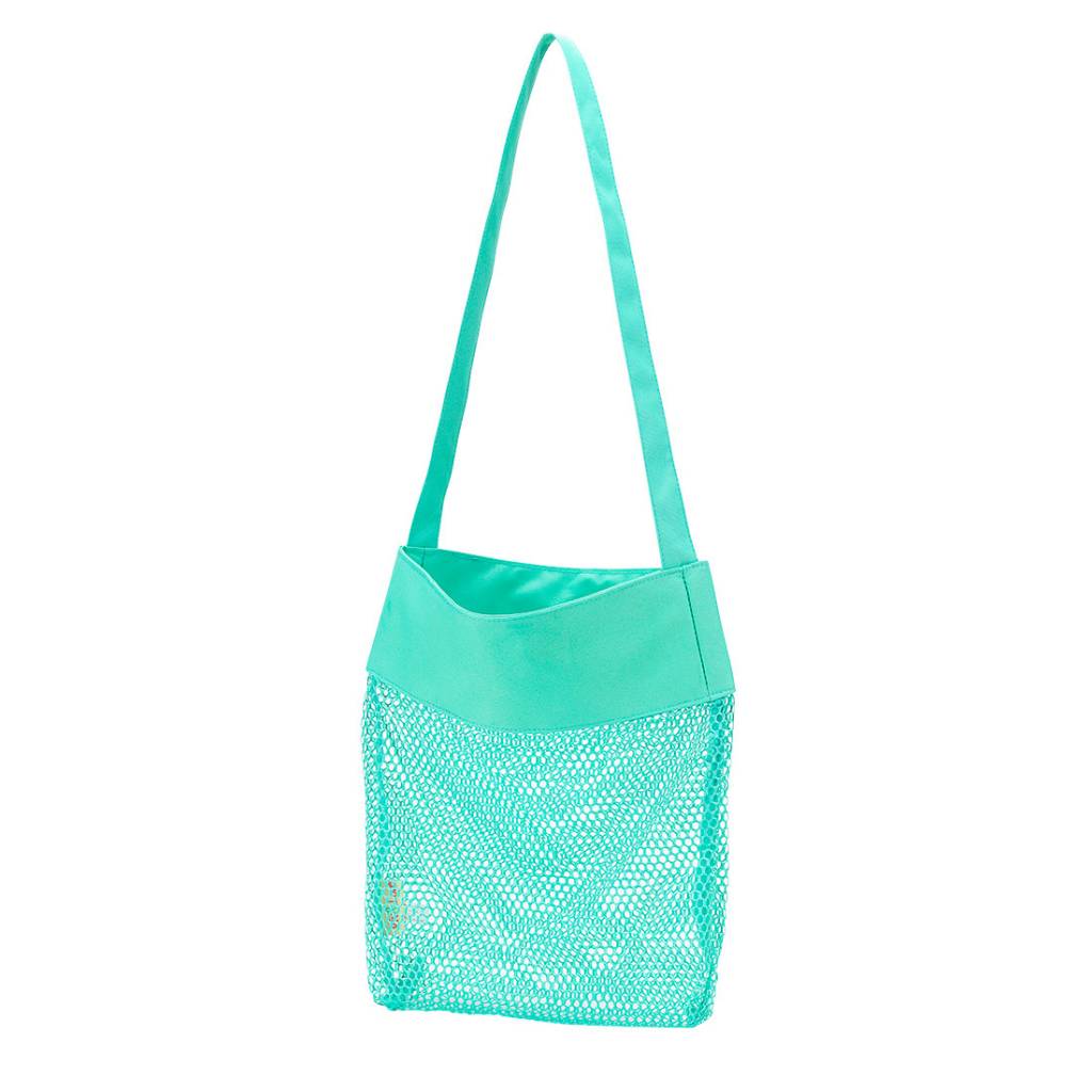 Mesh shell totes Monogrammed shell totes Personalized kids shell totes