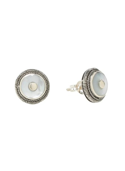 Sea Lustre Mother of Pearl Stud Earrings