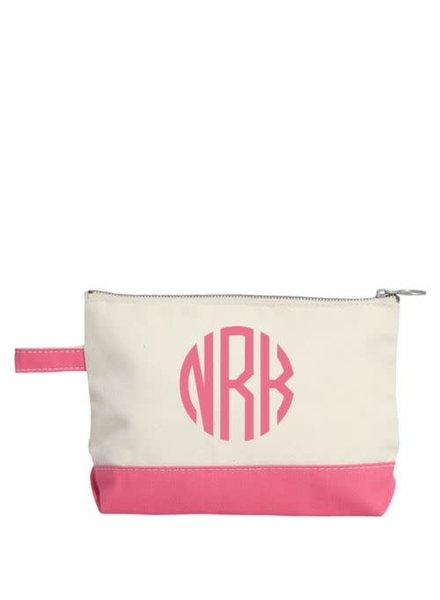 CB Station Monogrammed Make Up Bag - 8 Color Options