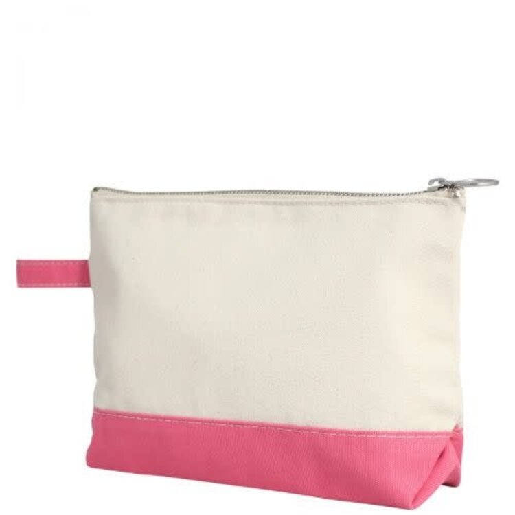 Monogrammed Canvas Make Up Bag