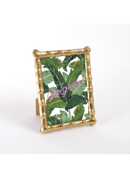 8 Oak Lane Gold Bamboo Picture Frame