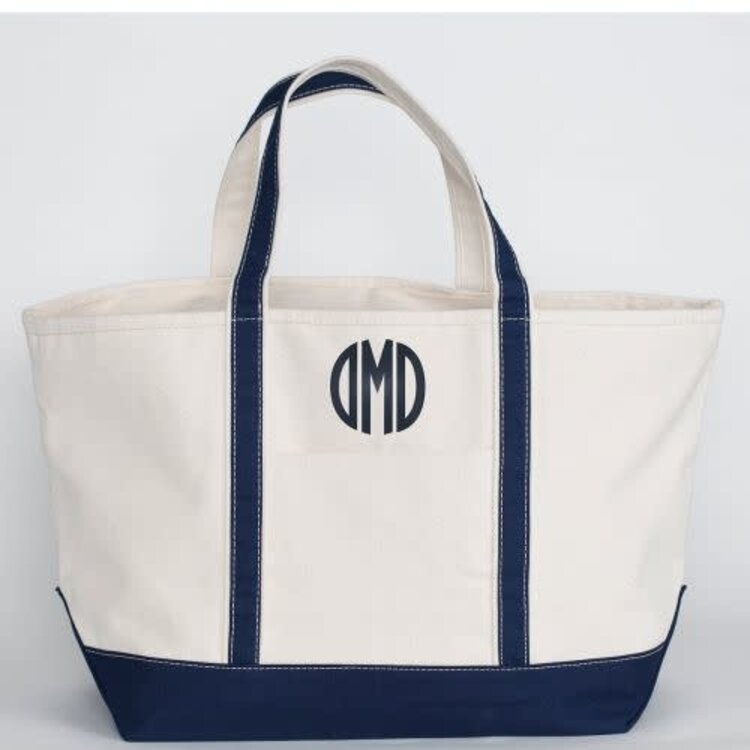 Large Canvas Boat Tote