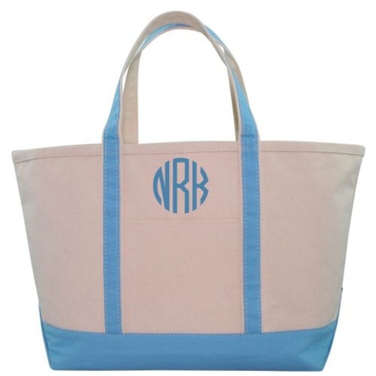 Large Canvas Boat Tote