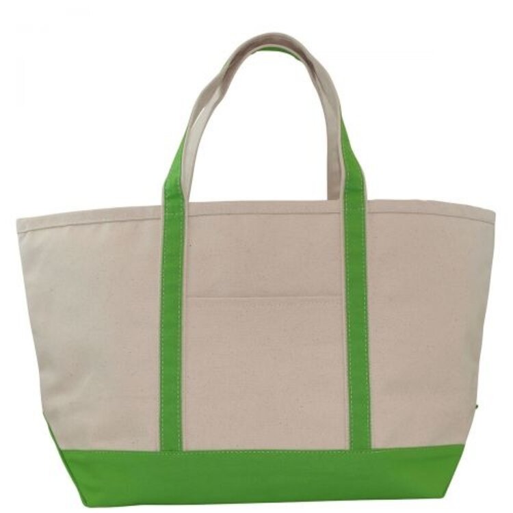 Large Canvas Boat Tote
