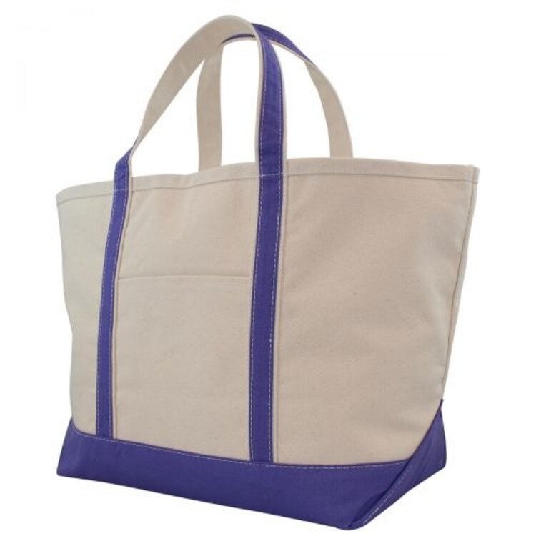 Large Canvas Boat Tote