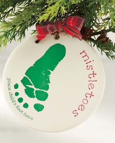 baby foot ornament