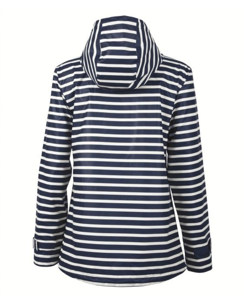navy charles river rain jacket