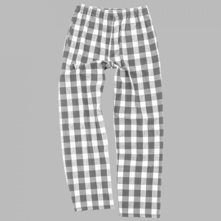 gray checkered pants
