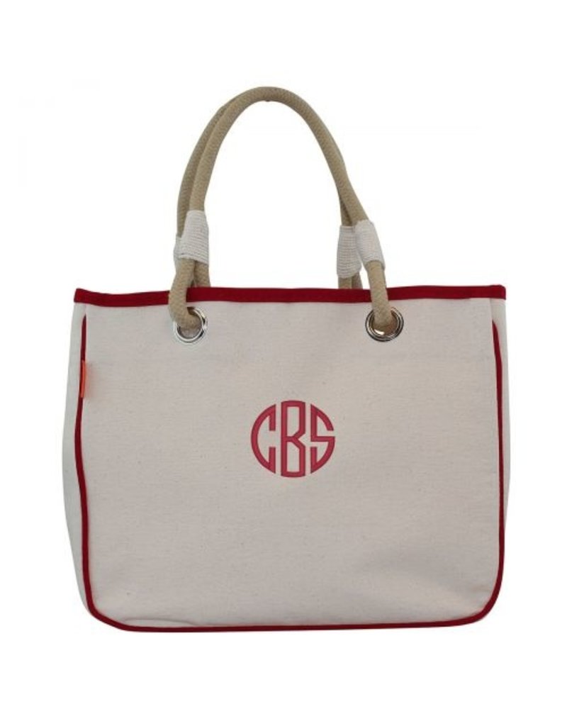 monogrammed canvas bags