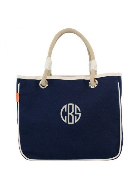 CB Station Canvas Rope Tote - 3 Solid Colors