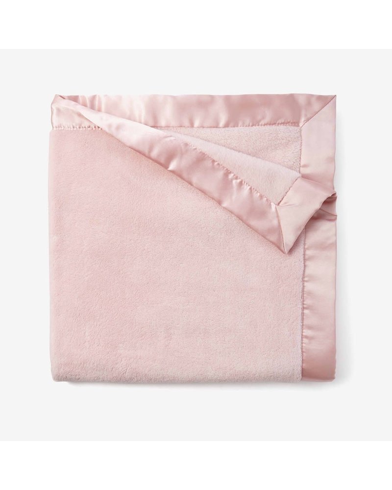 Elegant Baby Monogrammed Light Pink Fleece Blanket
