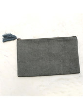 ROYAL STANDARD Monogrammed Grey Cosmetic Bag