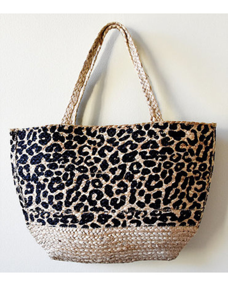 Monogrammed Animal Print Ultimate Tote Personalized Leopard 