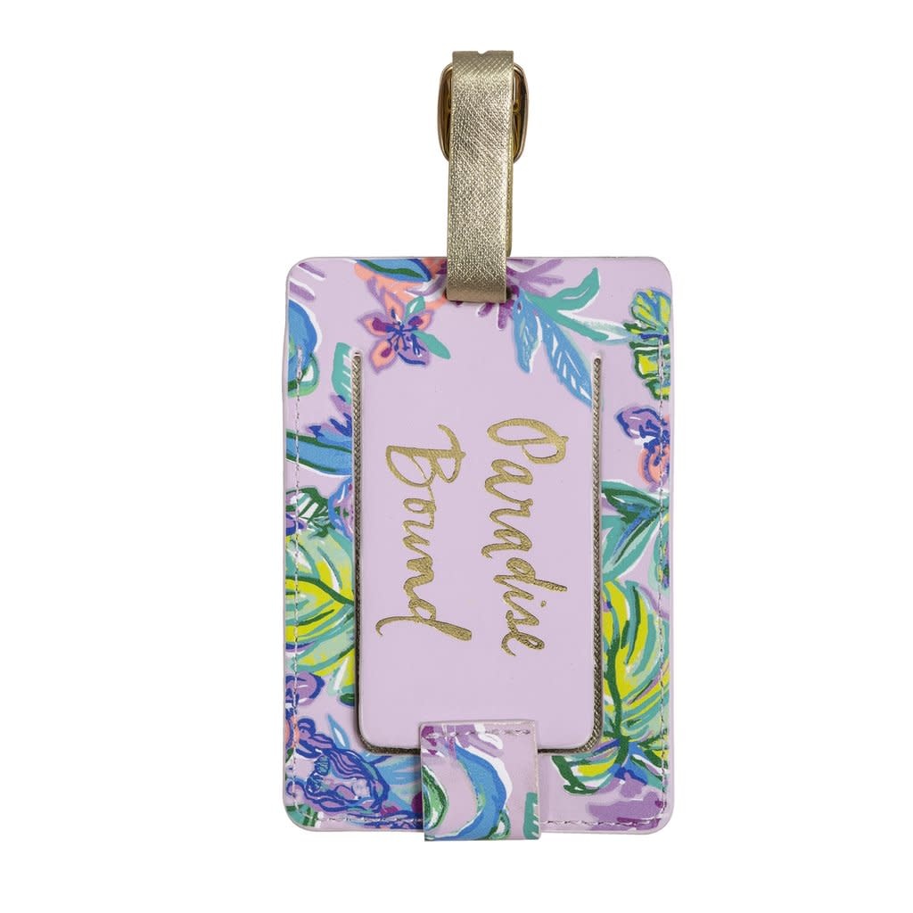 lilly pulitzer luggage tag