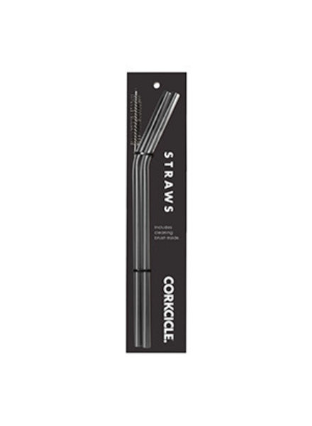 CORKCICLE Corkcicle Gunmetal Tumbler Straw 2 Pack