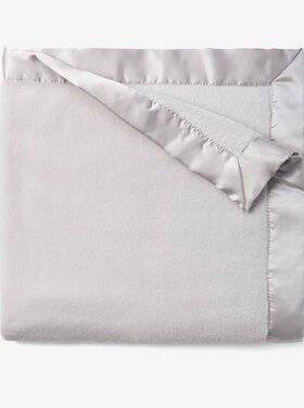Elegant Baby Grey Fleece Baby Blanket