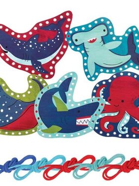 Shark Lacing Card Set