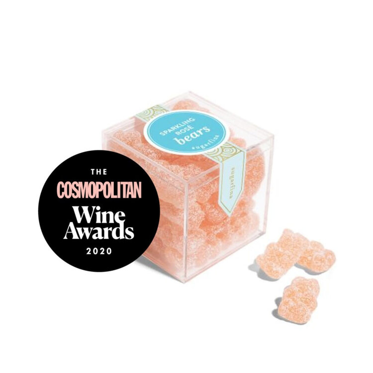 sugarfina Sugarfina Small Candy Cube - Sparkling Rose Bears