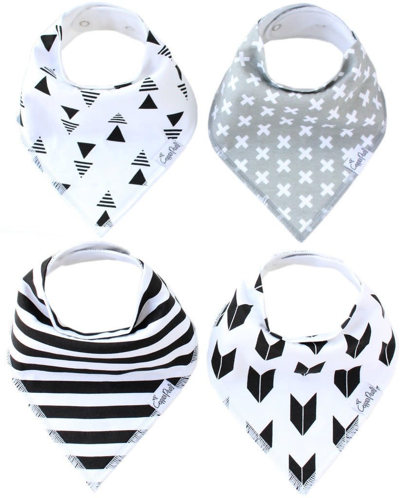 white bandana bibs